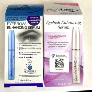 Never opened rapid lash and rapid brow! Brand Used by plastic surgeons in NYC!